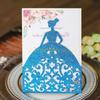 10pcs/set Pretty Girl Holiday Invitations Card Hollow Glitter Paper Envelopes Wedding Party Supplies Top Sale
