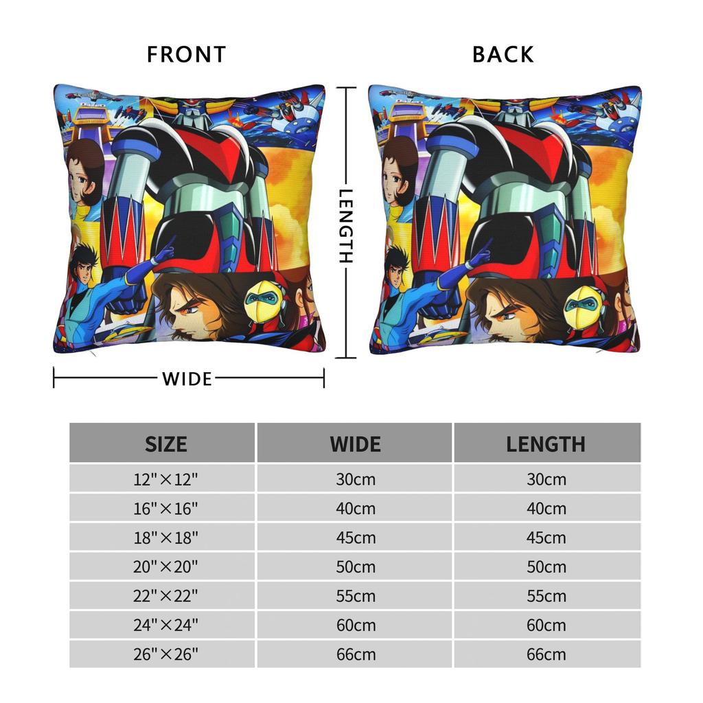 Ufo Robo Grendizer Goldorak Pillowcases Fashion Pillow Case For Sofa Bedroom Home Decor Graphic Pillow Cover