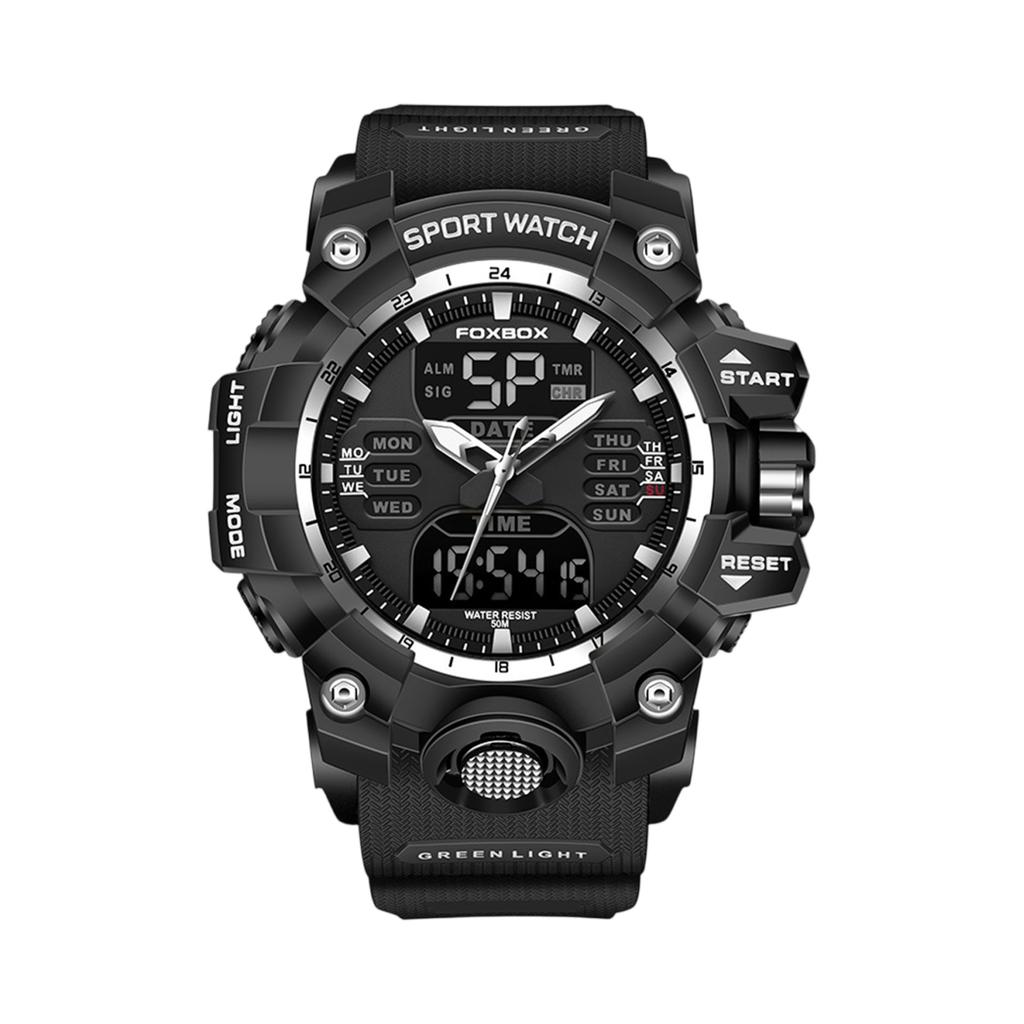 Men's Waterproof Luminous Running Alarm Clock Watch