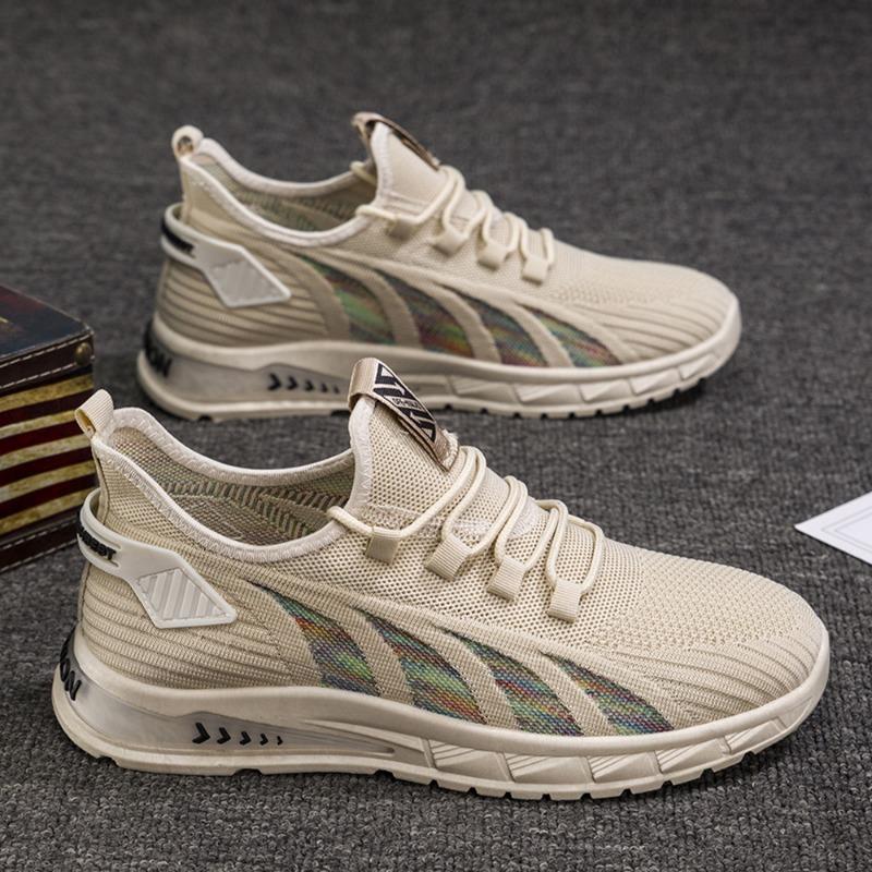 Large Size Men's Shoes Spring and Summer New Casual Sports Shoes Low-top Lace-up Fashion Trendy Shoes Men's Running Shoes