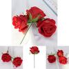 Autodekoration mit künstlichen Rosen und Seidenblumen für Hochzeiten, Valentinstag und Partys