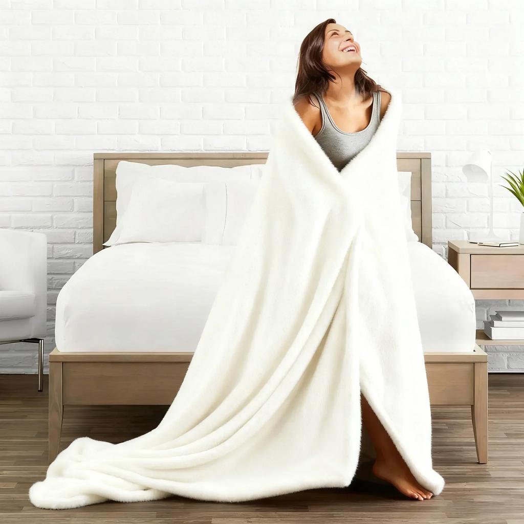 Christmas Dachshund Delight Blanket - Festive Reindeer-Dog Design | Soft Comfortable New Year Home Decor & Gift