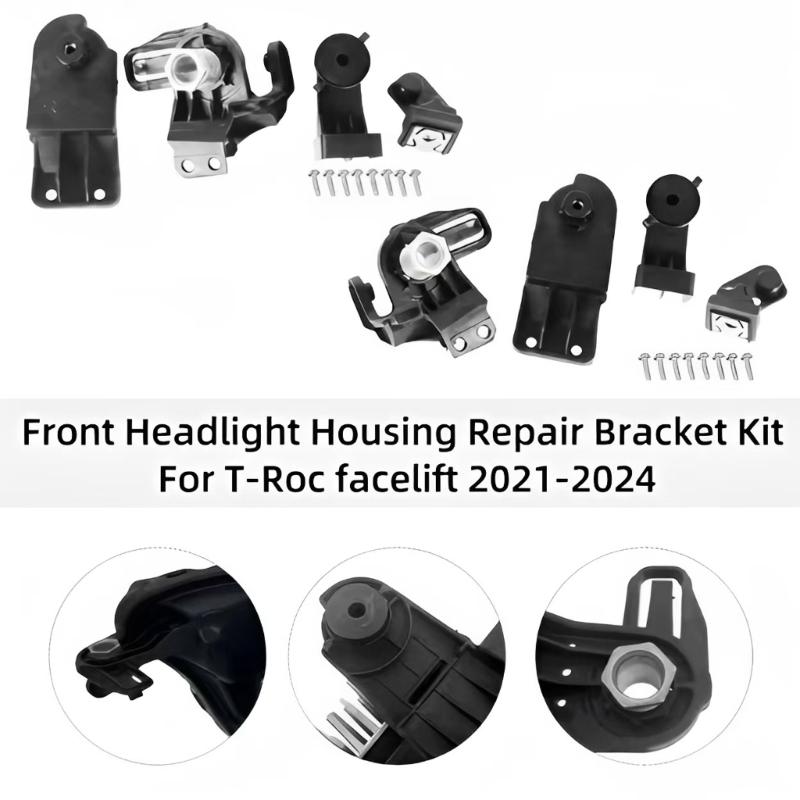 Automotive Accessories for 2021-2024 Headlight Housing Repair Kit 2GA998225A 2GA998226A Mount Brackets with Screws