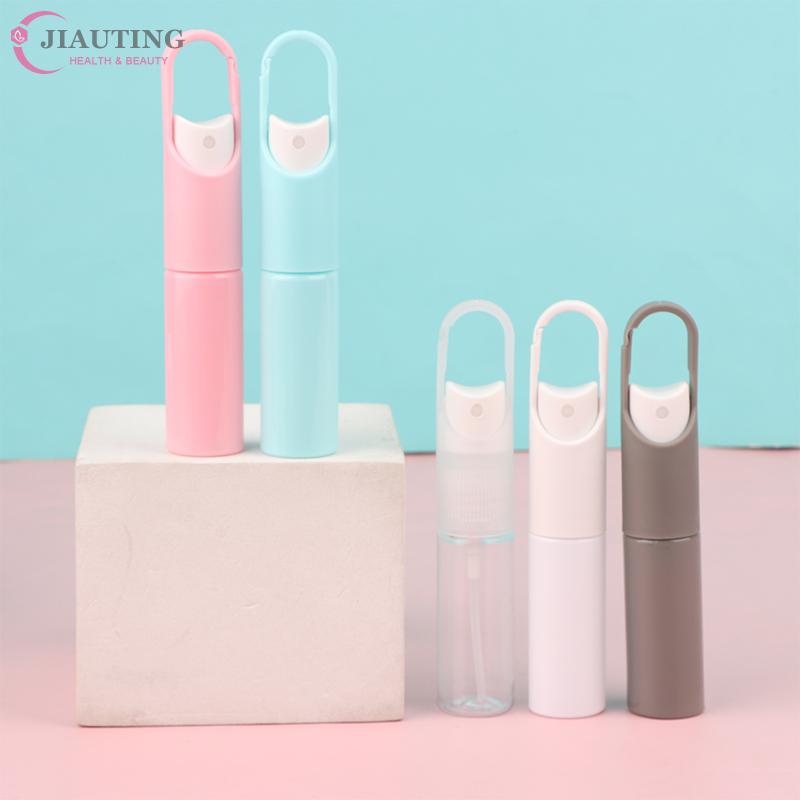 20ml Mini Tragbarer Nachfüllbarer Duft Handdesinfektionsmittel Alkohol Haken Tragbare Flasche Mit Sprühpumpe Leerer Parfümbehälter