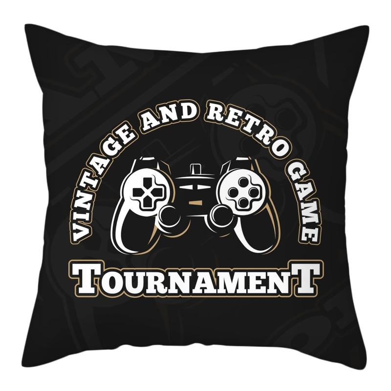 Gift for Boy Gamer Print Pillowcase Bedroom Decorative Polyester Cushion Cover  Pillows Decor Home Linen Pillow Case