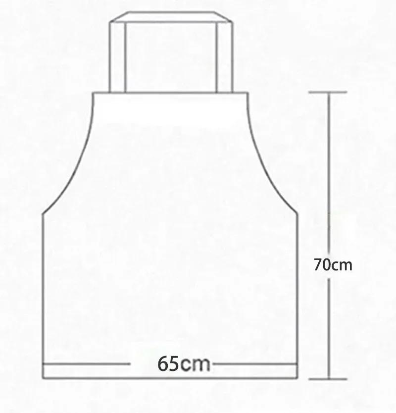 Fashion Simple SmallFresh Stripe Kitchen Antifoul Apron Pinafore Woman Cooking Accessories Cafe Restaurant Flower Shop Overalls