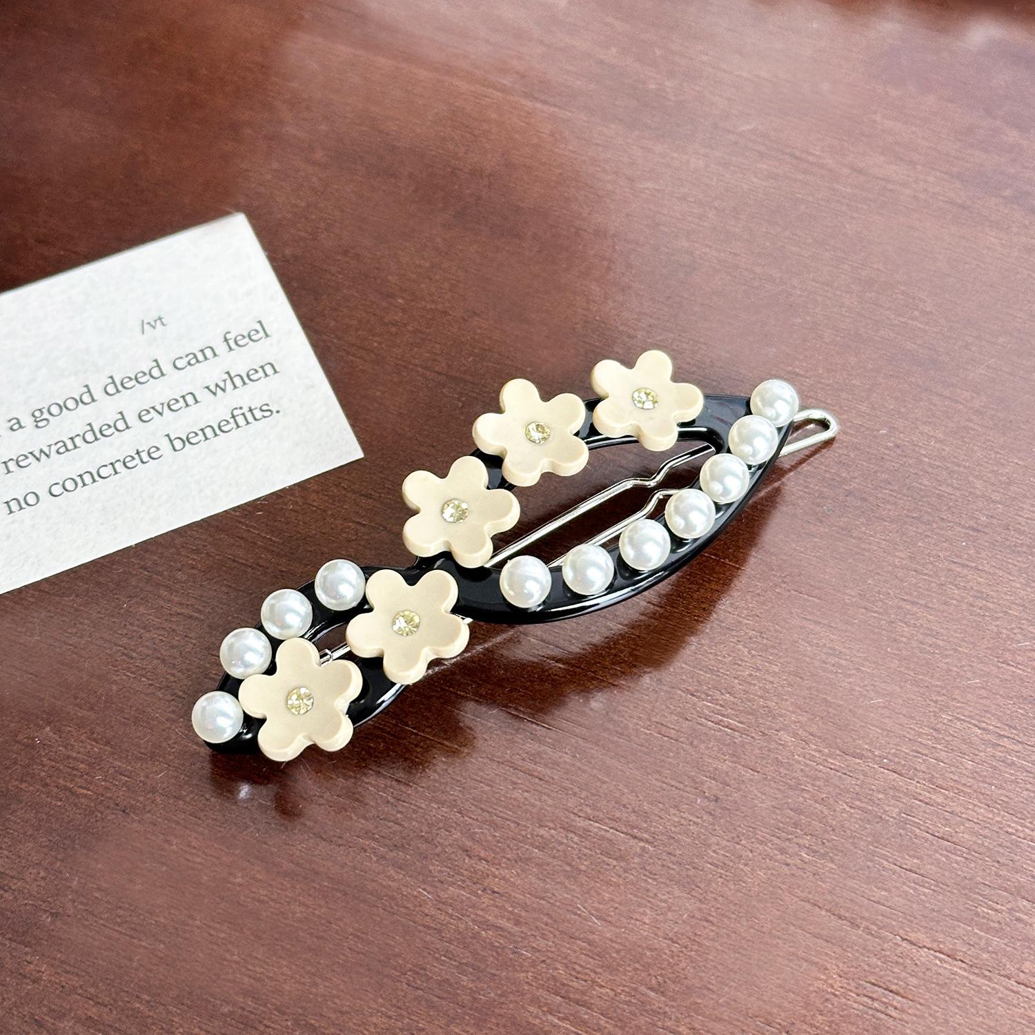 

Цветочный Стильный Ацетатный Зажим-Краб для Волос Красивых Цветов для Модного и Стильного Вида Frog