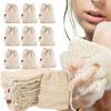 1-10 Stück Duschbad Sisal Seifenbeutel Natürlicher Sisal Seifenbeutel Peeling Seifensparer Beutelhalter für Bad & Dusche Seifenaufschäumende Netzbeutel
