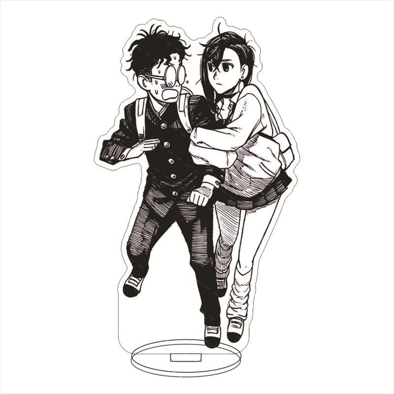 Anime DAN DA DAN  Momo Ken Aira Seiko Acrylic Figure Keychain  Cosplay Exhibition Gift  Acrylic Stand Doll Dandadan Model