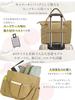Encore Canvas Tote Bag 30L Canvas Large Diaper Bag with Thermal Strength Natural Solid for Men and Gray [Large Capacity, Lightweight, Zippered]