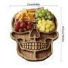 Festival Snacks Platter Halloween Party Essential Wooden Appetizer Tray For Cheese Meat Fruit Display