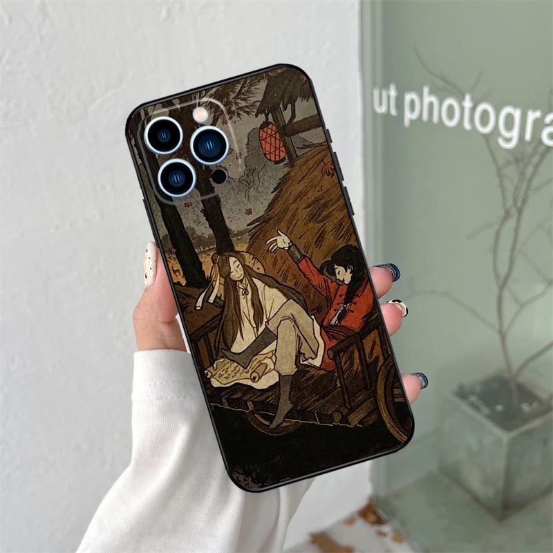 Heaven Official’s Blessing Silicone Soft Case For iPhone 17 Air 11 14 15 16 Pro Max 12 13 Mini 16 Plus 16e Back Cover