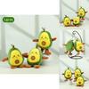 Adorable Four-inch Avocado Plush Toy Keychain Cute Backpack Charm Gift For Kids