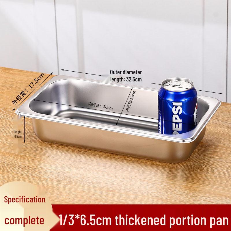

Stainless Steel 1/3 GN Deep Food Pan
