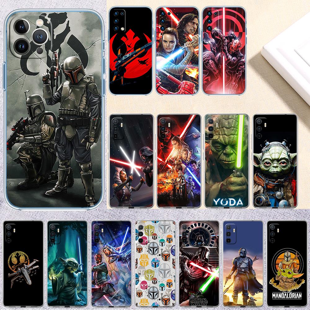 Star Wars Art Transparent Phone Case for Motorola Moto G10 G20 G30 G31 G32 G34 G35 G41 G42 G50 G51 G52 G55 G60 G60S