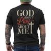 God Dont Play About Me Inspirational Faith Christ Christian ON BACK T- Shirt