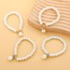 DIY Doll Pearl Lanyard Imitation Pearl Short URL Plus Diamond Ring Pendant, Handbag Keychain Mobile Phone Case Accessories