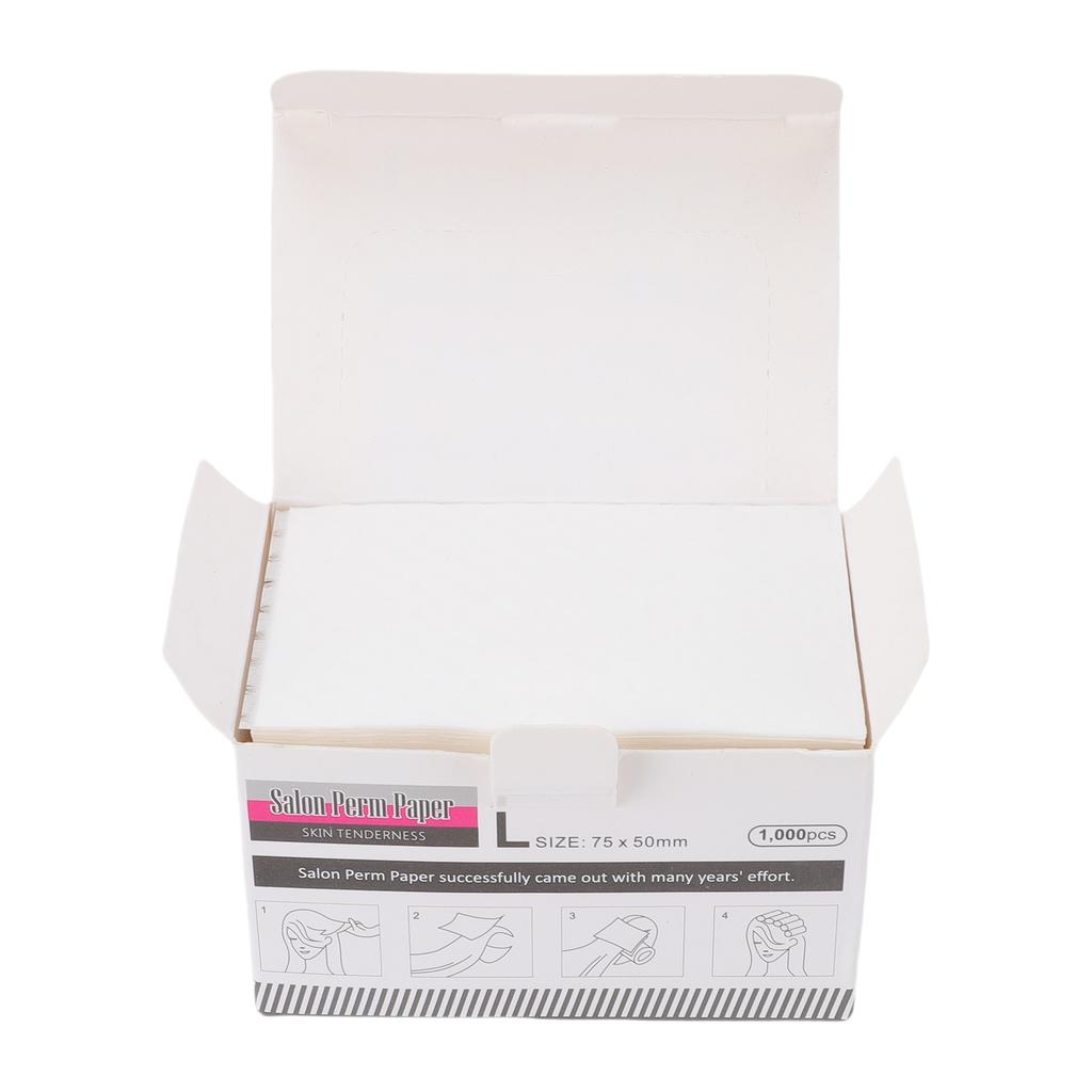 1000PCS Hair Perm Paper Breathable Heatproof High Toughness Thin Mesh Hair Styling Curling Paper for Home Salon Shop