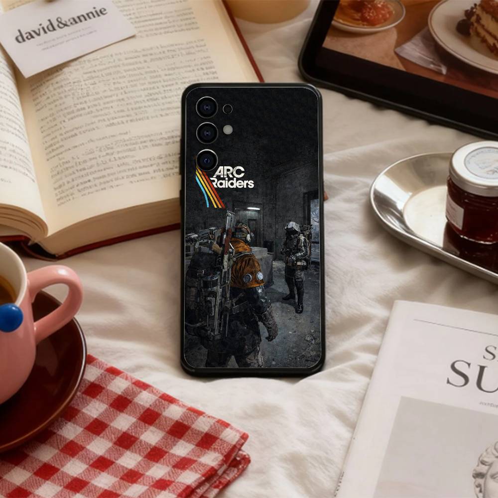 Tactical Co-op A-ARC R-Raiders Phone Case For Samsung S 25,24,23,22,30,21,10,9,Ultra,Plus,Lite,FE,4,5 G Soft Black Case