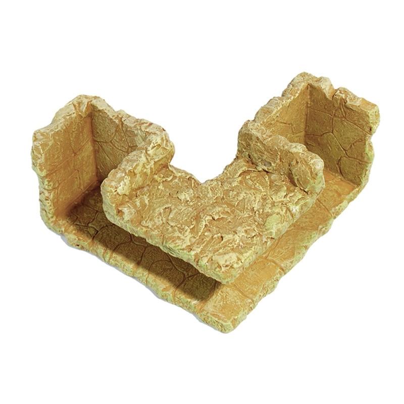 Naturharz Tunnel Betta Fisch Höhle Verstecke Aquarien Dekorative Accessoires