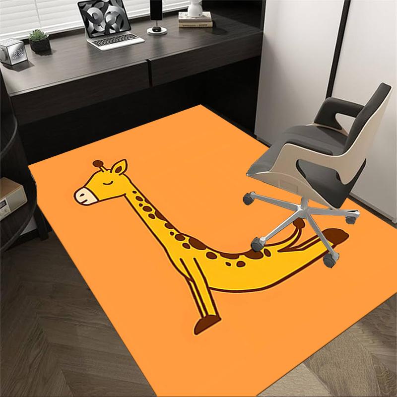1PC giraffe spots Anti-slip carpet, suitable for Office, bedroomand playrooms. It can also be used as a sofa footrest cover-R107