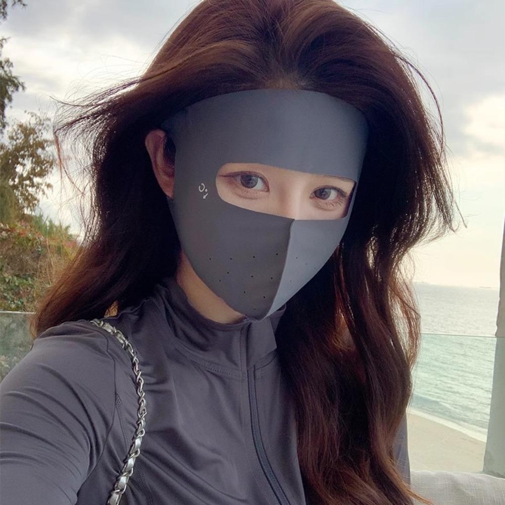 Full Face Sun Protection Sunshade Mask Breathable Anti-sun Mask Hot Sale Face Veil  Outing