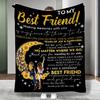 Friend Blanket Flannel Digital Print Blanket Lunch Break Blanket Birthday Christmas Gift
