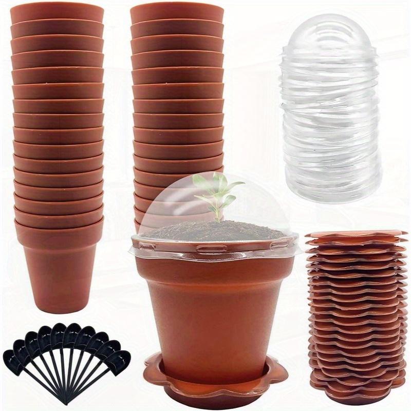 

Succulent Vegetable Seedling Pots20Personalized Humidity Cover Shovel Base Indoor and Outdoor Planting Pot Set