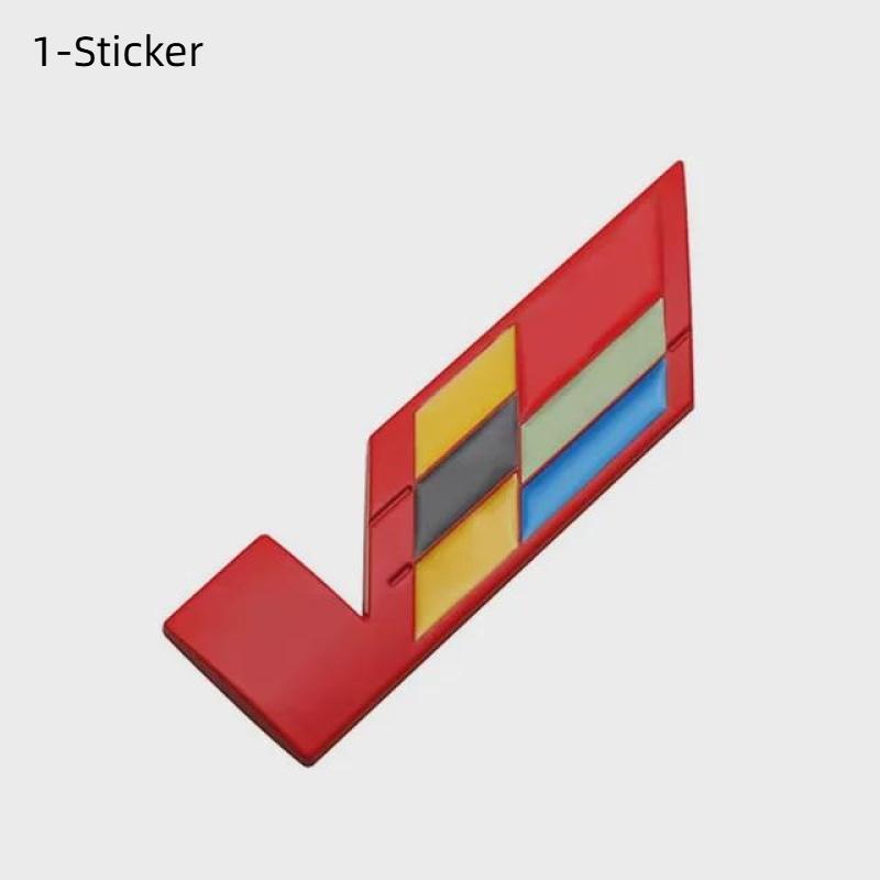 Metal Car Fender Side Sticker Grille for V Logo Deville BLS SRX XT5 STS XTS ATS CT5 CT6 CTS