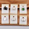 Electroplating Magnetic Headscarf Clip Luxury Accessories Non-hole Pin Brooch