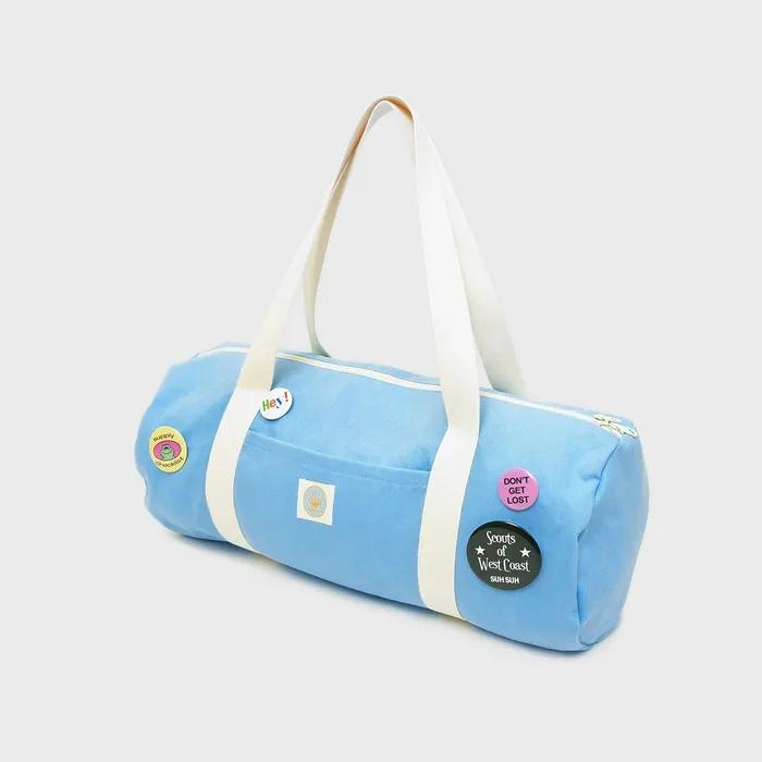 SUH SUH COTTON DUFFLE BAG (SKY BLUE)