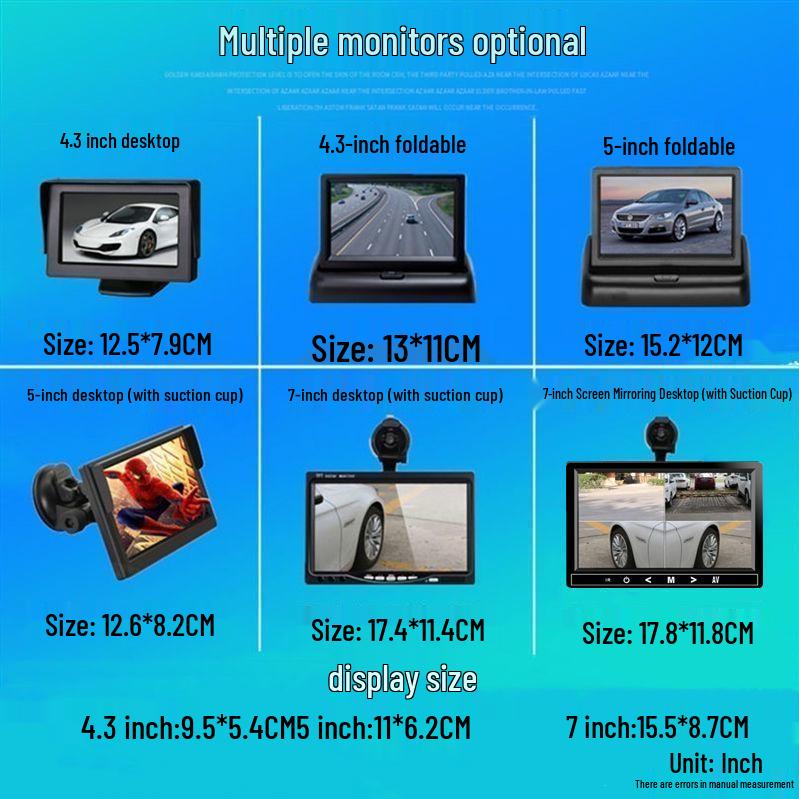 Right-Side Blind Spot Dashcam: HD Night Vision, Reversing and Full Car Auxiliary System