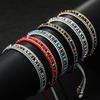 Noter New Bohemia Cord Chain Bracelet For Women Handmade Weaven Adjustable Ethnic Braslet Acrylic Beads Braclet Beach Jewelry