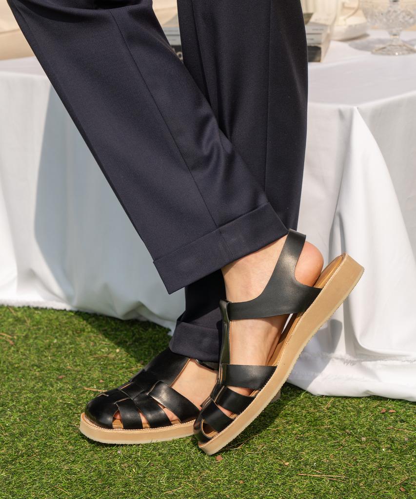 Allclassic Alc7001 Fisherman Sandals_Black
