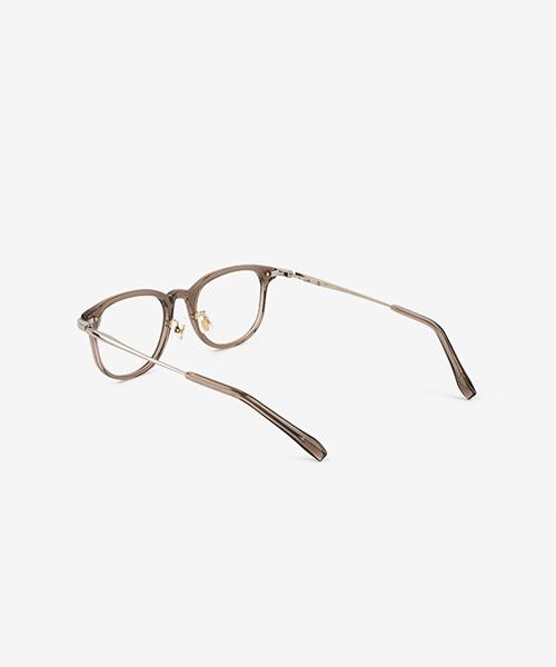 Techeuoaiweeo Tomo Eyeglass Frames C4 Brown Gold