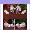 Halloween Skeleton Dwarf Garden Figurine Resin Micro Landscape Decorative For Party And Gift