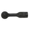 Heavy-Duty Carbon Steel Ball Gouge 5/8-11 Threads Black Sphere Rotary Burr Abrasive Teeth Spherical Grinding Head Wood Carving