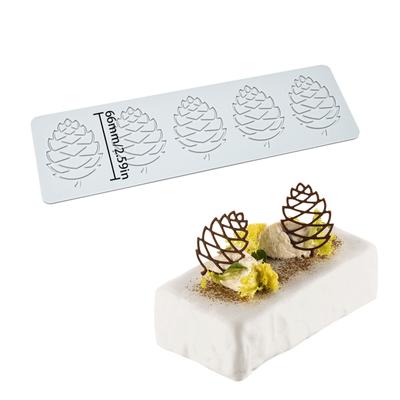 Decoraciones para Pastel de Navidad Tapetes de Encaje Navideño Moldes de Encaje de Silicona Base de Encaje de Silicona Adecuado para Fiestas y Celebraciones