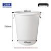 Large Capacity Thick Round Plastic Trash Can for Commercial Kitchens, Catering, Classrooms, Hotels, and Sanitation