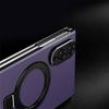 Samsung Galaxy Z Fold 8 case with stand and external screen protector, MagSafe compatible, purple