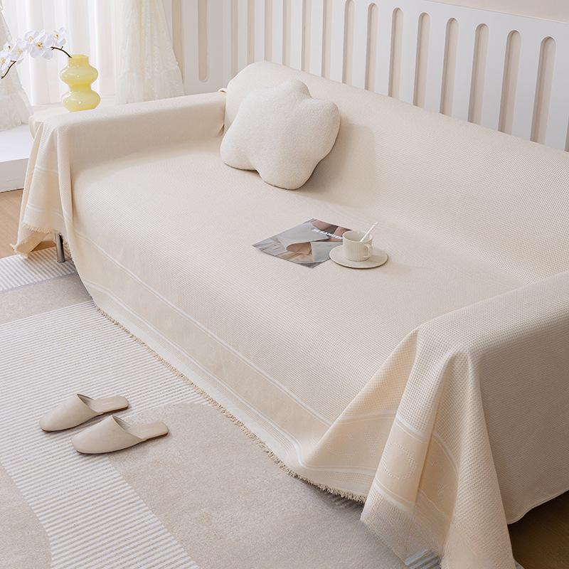 

Nordic Ins, хлопковое и льняное полотенце для дивана, не царапающееся, простой чехол для дивана, полностью покрытый универсальный чехол для дивана на четыре сезона 180*230