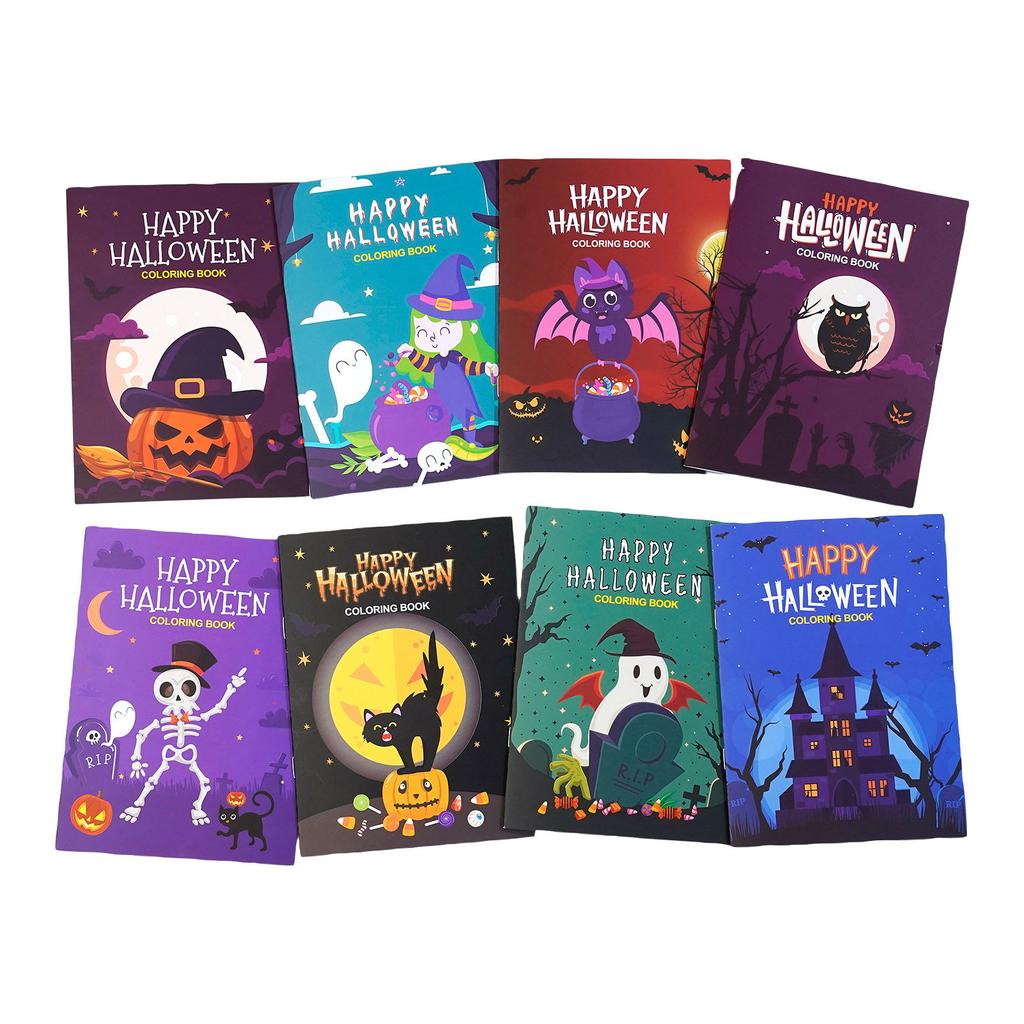 Hand-painted Halloween Coloring Book, The Best Gift For Children
