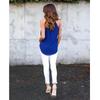 Summer Size Plus Women Blouse V Neck Sleeveless Sexy Tops Casual Blouse Shirt