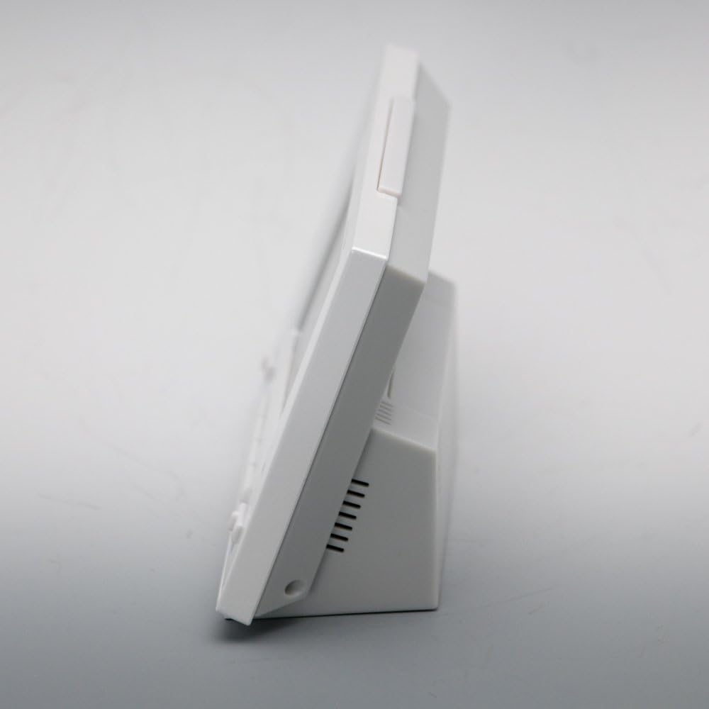 Seiko SQ778W SEIKO Clock Alarm Clock Auto Light Radio Wave Digital Calendar Temperature Display C...