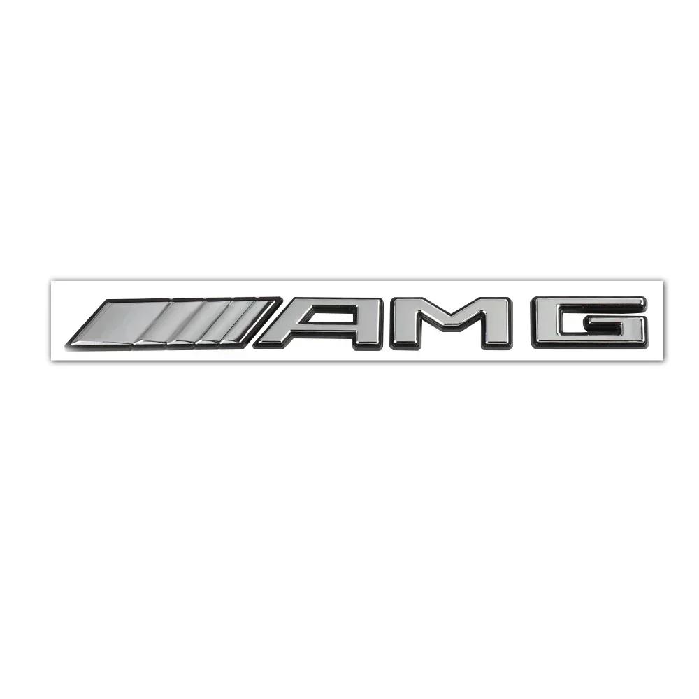 1pc 3D ABS Car Rear Trunk Badge Decal Letters Sticker For Mercedes Benz AMG A B C E G CLA C63 C63S E53 GT SLK Auto Accessories