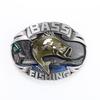 Zinc Western Denim Belt Buckle Bull Head Fishing Eagle Pistol Retro Belt Buckle Head