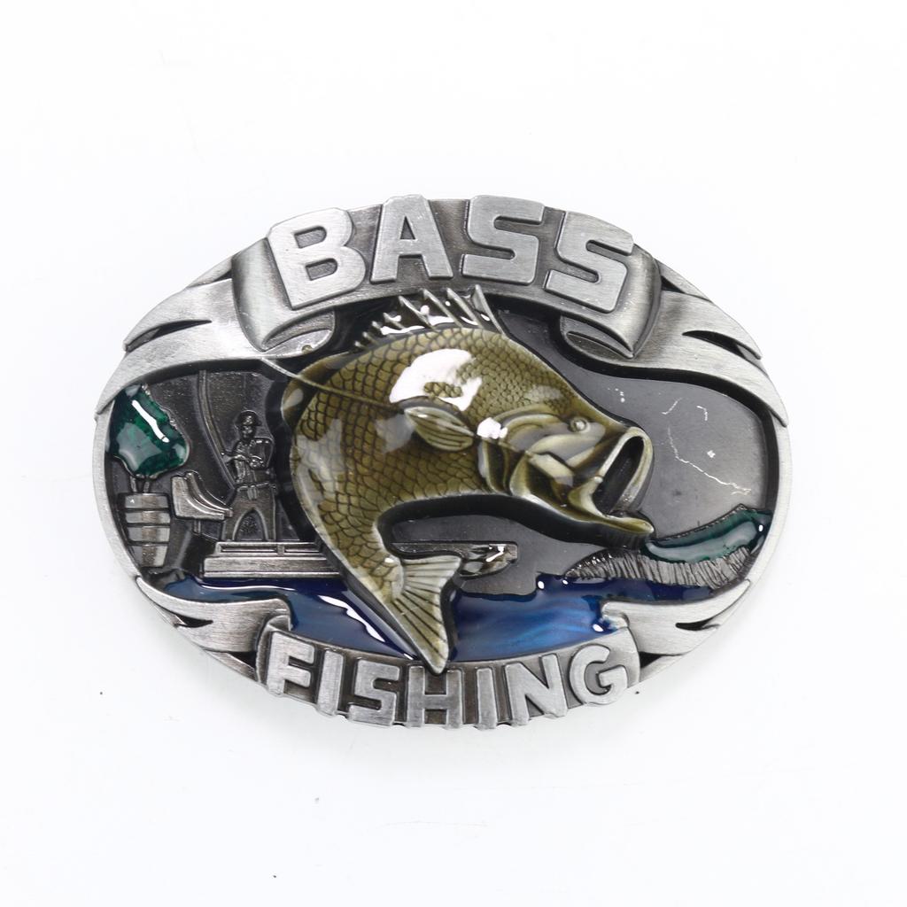 Zinc Western Denim Belt Buckle Bull Head Fishing Eagle Pistol Retro Belt Buckle Head