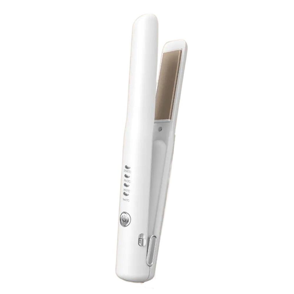 Quickly Heating Electric Hair Curler 2 in 1 Portable Flat Hair Iron  Fine Soft Short Hair