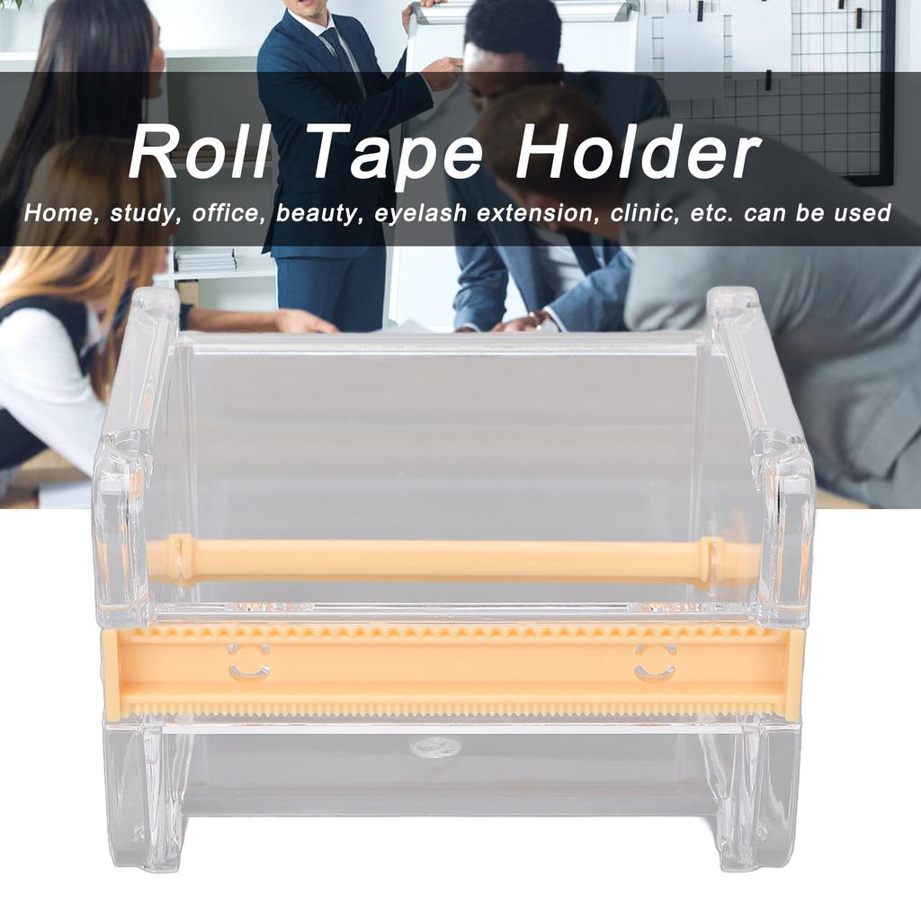 Transparent Multi Masking Tape Cutter Dispenser Visible Roll Tape Holder for   School