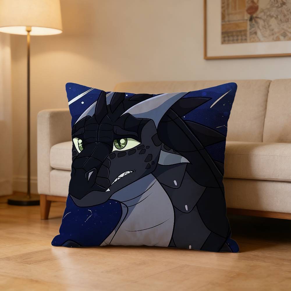 WWings of FFire Dragon Pillow Case Pattern Printed Pillowcase For Living Room Sofa Cushion Cover